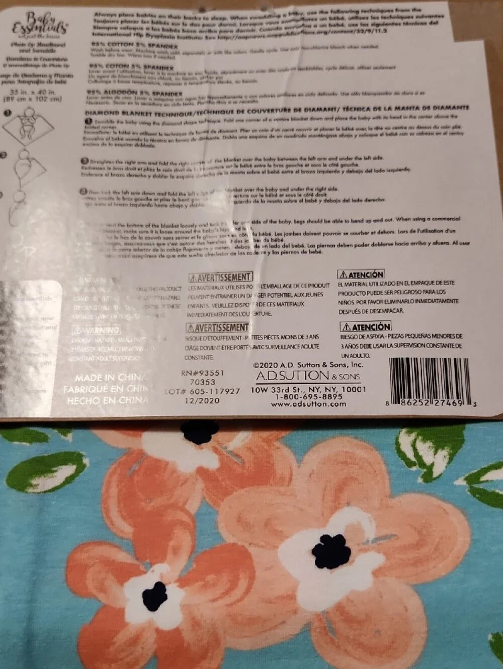 Baby Essentials coordinating headwrap